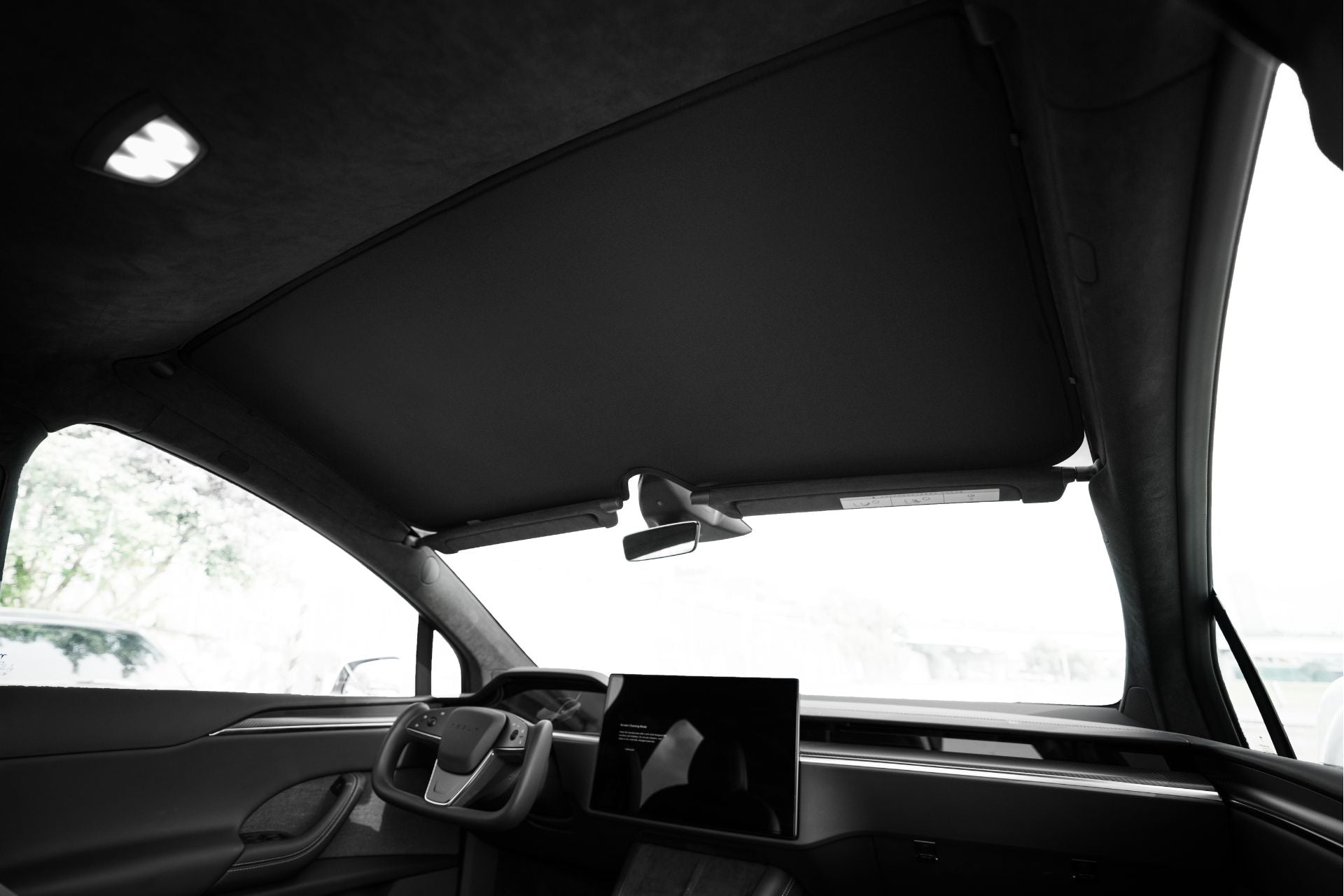 Model X Glass Roof Sunshade-2