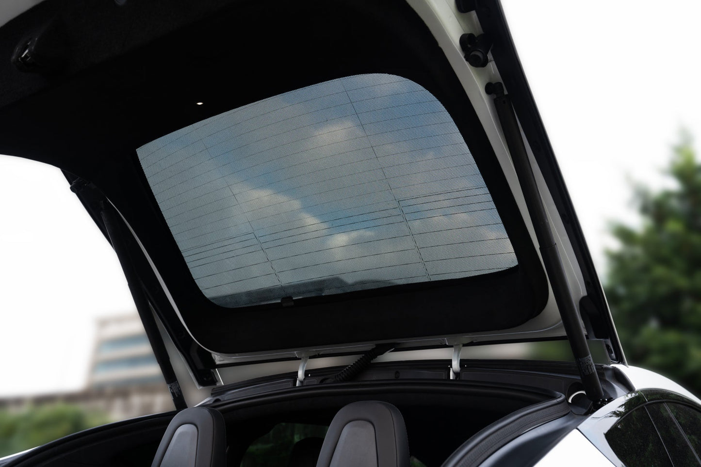 Rear Lift Gate + Triangular Window Sunshade for Model X-2