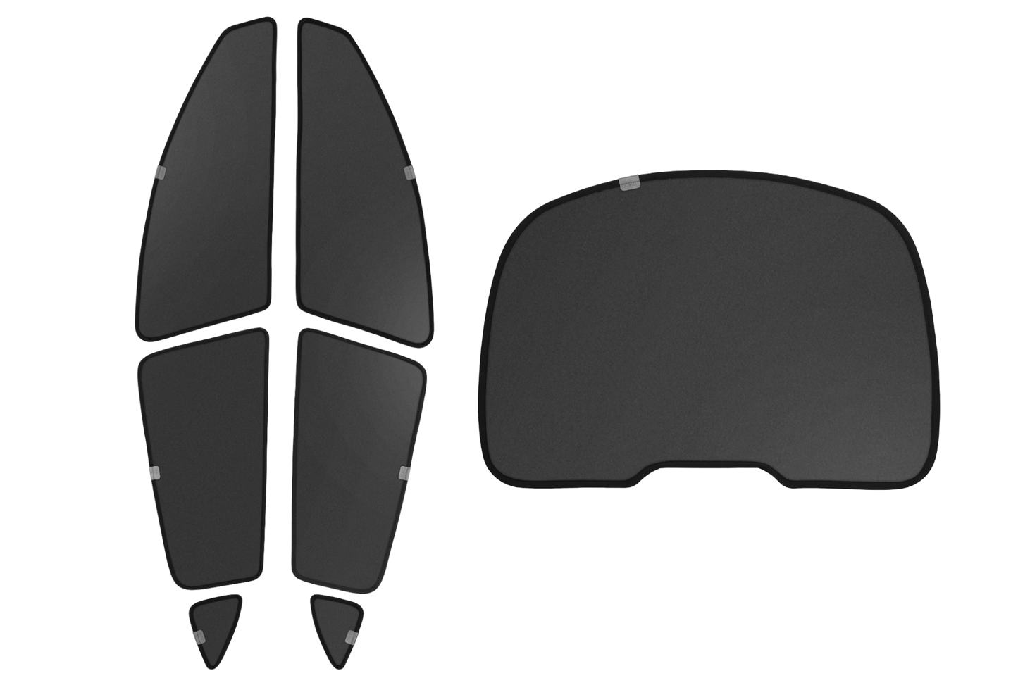 Side + Rear Liftgate Window Sunshade for Model Y-0