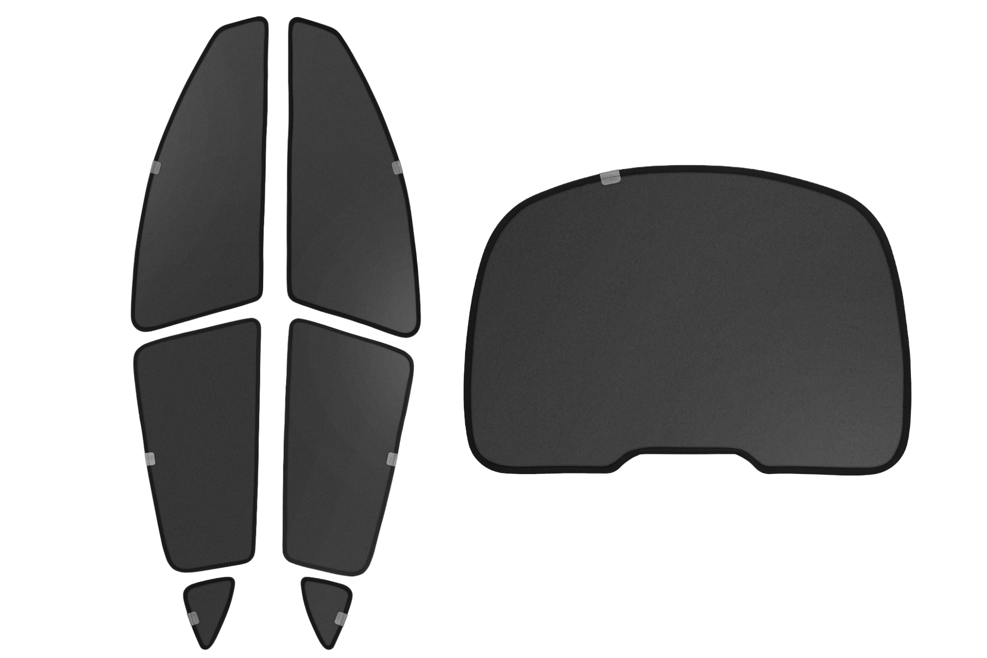 Side + Rear Liftgate Window Sunshade for Model Y-0